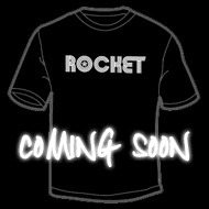 Rocket: T-Shirt White Logo